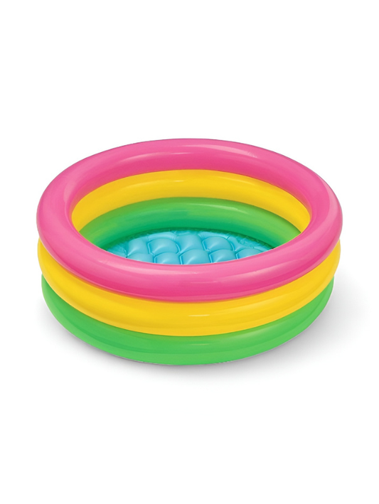 Inflatable Baby Swimming Pool – Durable 3-Ring Circular Kiddie Pool for Toddlers, Outdoor & Indoor Use TV6871