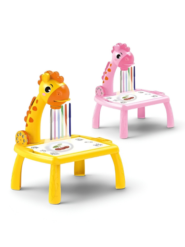 Kids' Giraffe Projection Drawing Board with Musical Educational Table TV6982