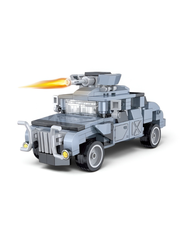 Military 3-in-1 Building Block Set | Osprey Tiltrotor Aircraft, Armored Vehicle, & Missile Truck | STEM Construction Toy for Kids 6+ (324 Pieces) TV6209