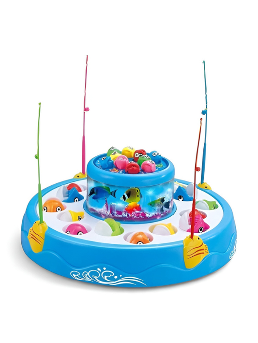 Interactive Rotating Magnetic Fishing Game Set with Lights and Music TV1013