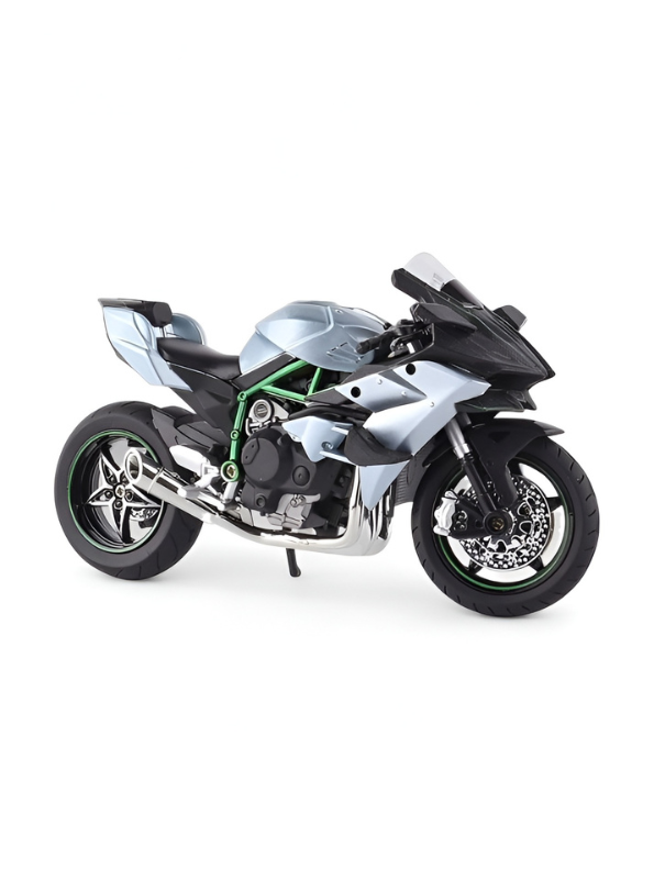 Die-Cast Kawasaki Ninja H2R Motorcycle Model – High-Detail Collectible Replica Bike for Display and Collection TV3267