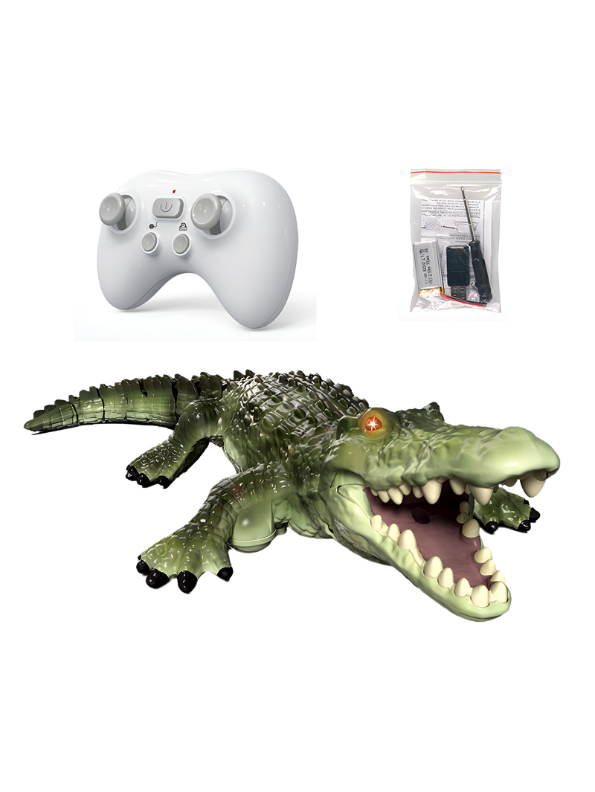 Remote Control Crocodile Toy for Water – 2.4GHz RC Swimming Alligator with Dual Motors & Realistic Simulation, Waterproof Interactive Pool Toy for Kids (Age 6+) TV6939