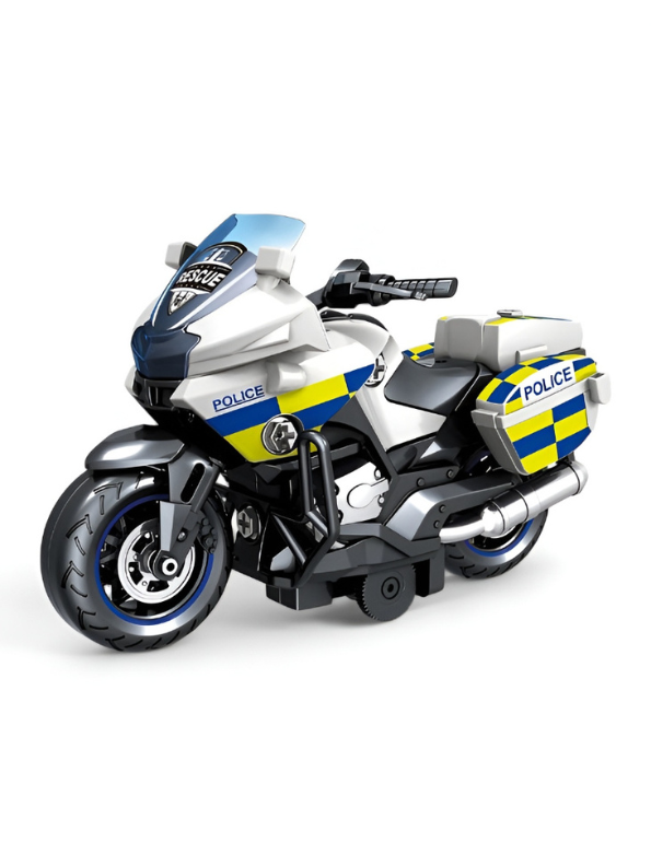 DIY Police Motorcycle Toy Set for Kids | Educational Assembly Construction Toy TV4803