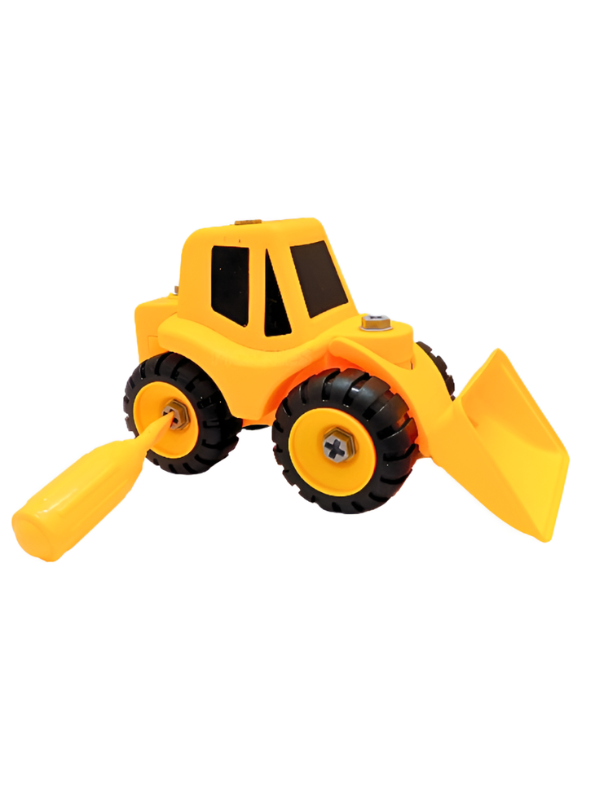 Construction Excavator Toy with Screwdriver – STEM Educational Building Set for Kids, Easy Assembly & Dismantle TV5876