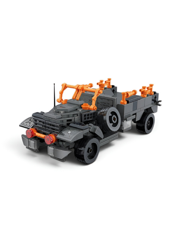 Military 3-in-1 Building Block Set | Transformable Armored Tank, Tactical Truck & Stealth Plane | 542+ Pcs STEM Construction Toy for Kids Ages 6+ TV6208