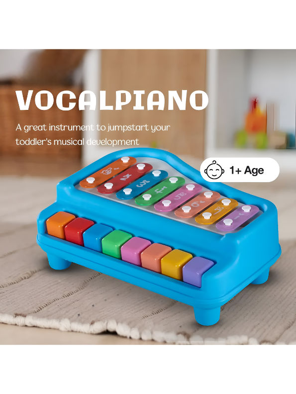 Toddler Xylophone and Piano Musical Toy – Educational Instrument for Kids 1+ Years TV4108
