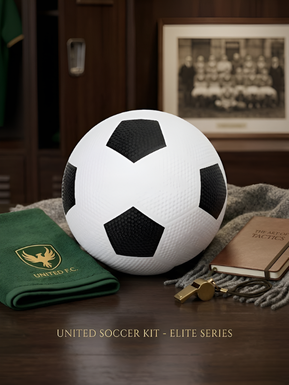 Classic Black and White Soccer Ball – Durable Training & Recreational Play Football for Kids and Adults TV3494