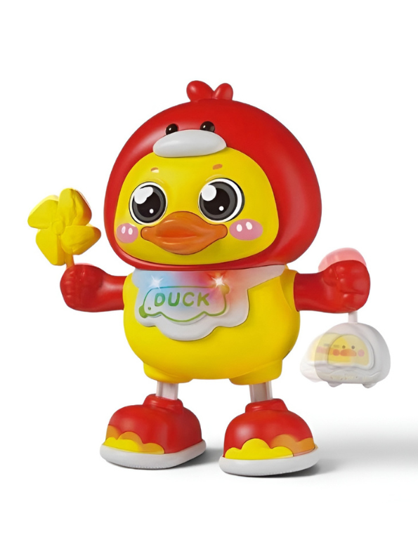 Interactive Dancing Duck Baby Toy with Music and Lights – Tummy Time Training & Early Educational Development Gear for Toddlers TV6272