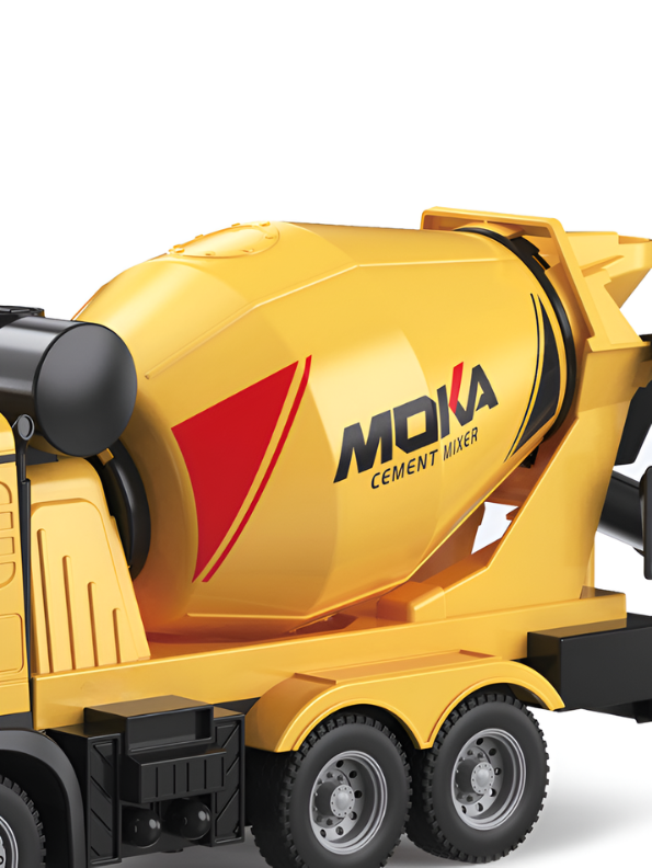MOKA 2.4GHz RC Concrete Mixer Truck – 7-Function Remote Control Construction Toy for Kids TV6751