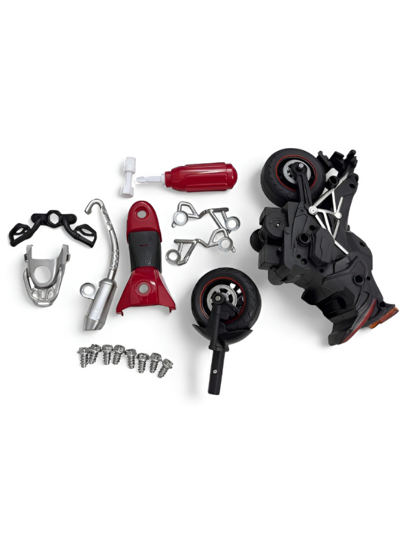Take-Apart Motorcycle Toy Set for Kids: DIY STEM Building Kit TV4749