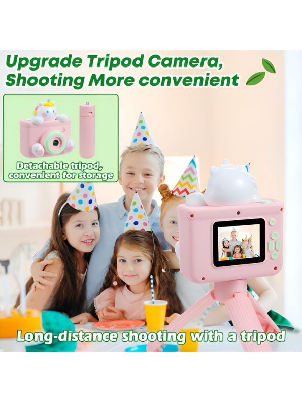 Unicorn HD Dual-Camera Toy with Tripod – Interactive Digital Photography for Kids TV3859