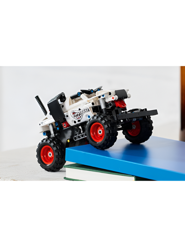 Tech Bricks King Steerer: Pull-Back Climb Buggy Construction Set (243+ Pieces) TV996