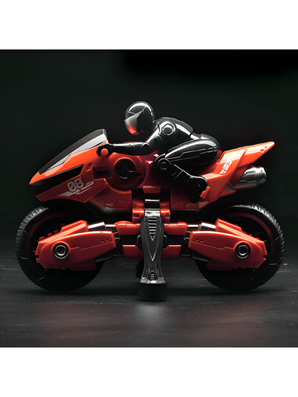 2.4GHz Drift RC Racing Motorcycle with Rider – Swing Action Remote Control Bike, High-Speed Fire Knight Design for Kids & Adults TV2357