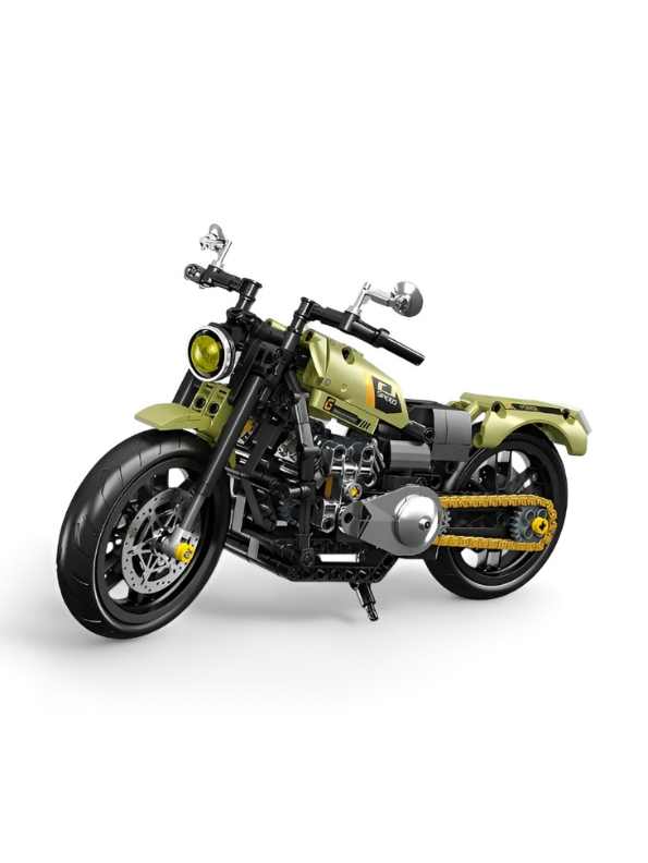 2-in-1 Technic Mechanical Motorcycle Building Set - 479 PCS Engine Morph Aircraft & Chopper Model Kit - Creative Construction Toy for Teens & Adults TV6346