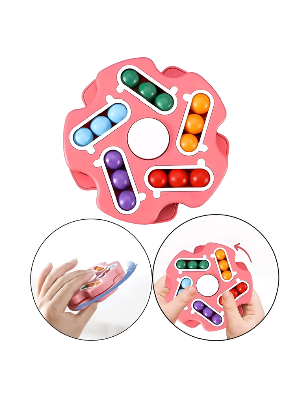 Fidget Spinner Magic Cube – Double-Sided Color-Matching Sensory Puzzle Toy for Kids and Adults TV4844