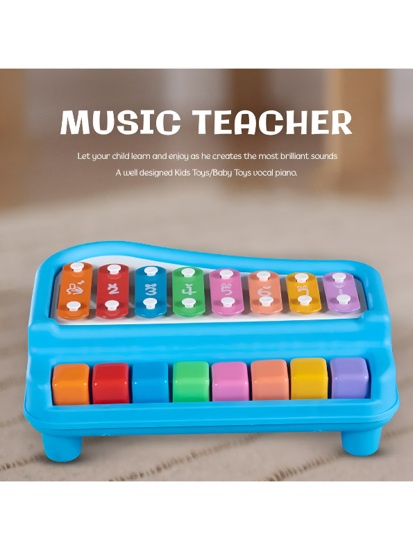 Toddler Xylophone and Piano Musical Toy – Educational Instrument for Kids 1+ Years TV4108