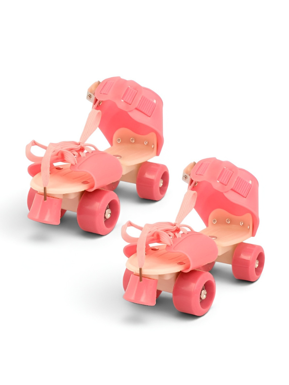 Quad Roller Skates – Safe 4-Wheel Design for Indoor & Outdoor Training Red TV3483