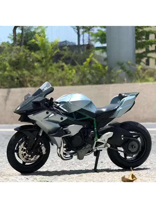 Die-Cast Kawasaki Ninja H2R Motorcycle Model – High-Detail Collectible Replica Bike for Display and Collection TV3267