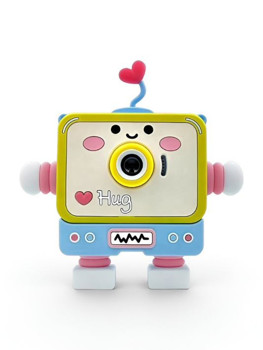 48MP HD Kids Digital Camera - 1080P Video Love Robot Camera with 2-Inch Screen, Dual Lens & Music Playback - Educational Toy Gift for Children Ages 3+ TV5773