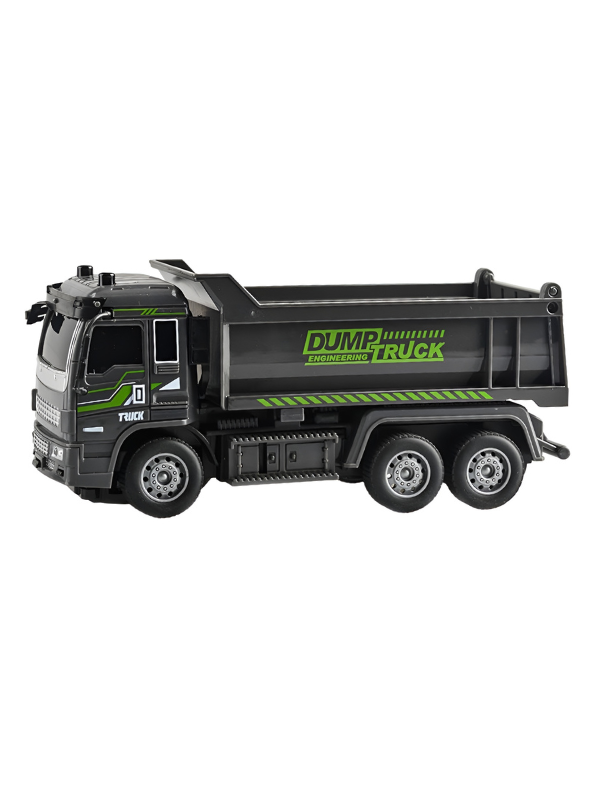 Remote Controlled Construction Dump Truck Toy with Realistic Working Lights and Heavy-Duty Design for Kids TV4131
