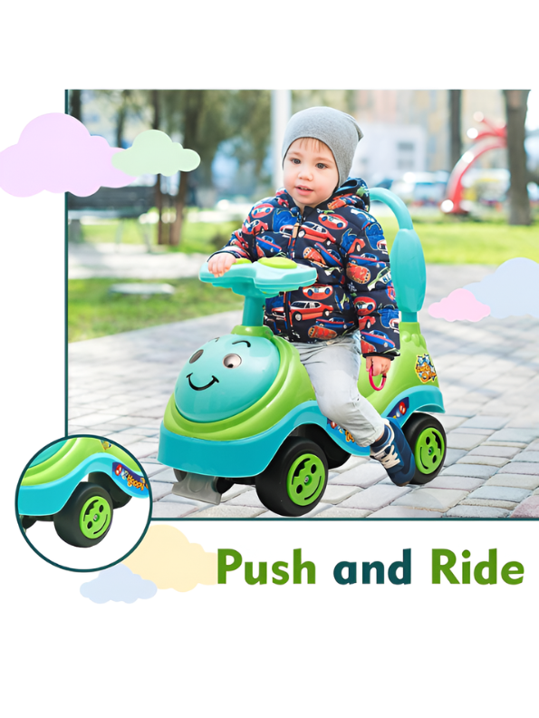 Musical Push and Ride-On Toy for Toddlers (1-3 Years) – Interactive Baby Walker TV3755