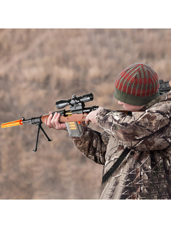 PUBG Kar 98K Tactical Shooting Game Model – 104cm Professional Soft Bullet Toy Gun for Outdoor Combat Play, Realistic Sniper Design for Kids & Adults NX16428