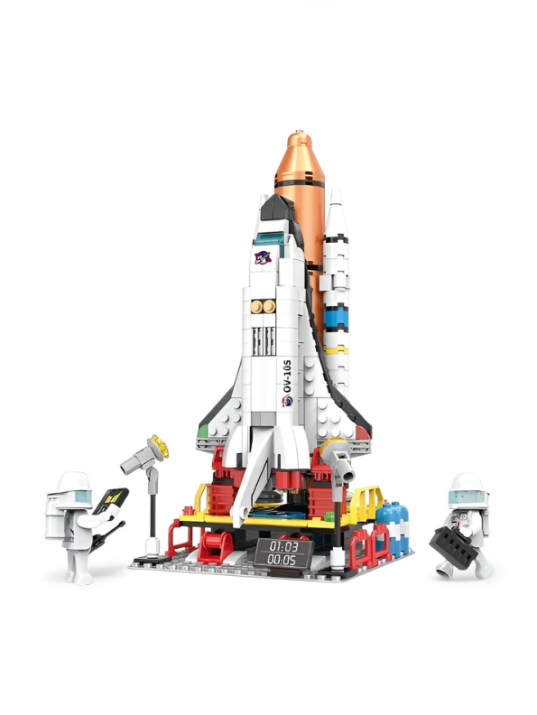 Space Shuttle Endeavour Building Block Set (421 Pieces) – NASA-Inspired Rocket Kit with Launch Pad, Satellites & Astronaut Minifigures | STEM Educational Construction Toy for Kids Ages 6+ TV1132