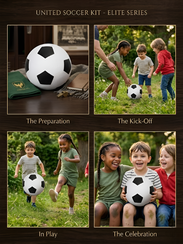 Classic Black and White Soccer Ball – Durable Training & Recreational Play Football for Kids and Adults TV3494