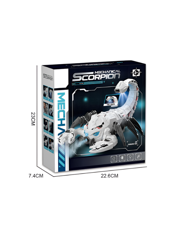Interactive Mechanical Scorpion Toy with LED Lights, Sound Effects, and Mist Spray Function – Remote Control Robot Scorpion for Kids TV6940