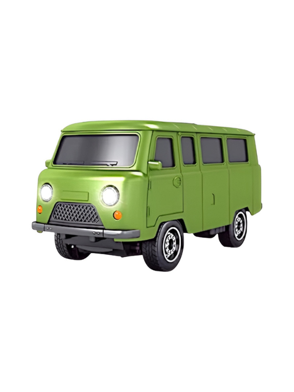 Remote Control Simulation Van Model - Green RC Toy Vehicle for Kids TV4818