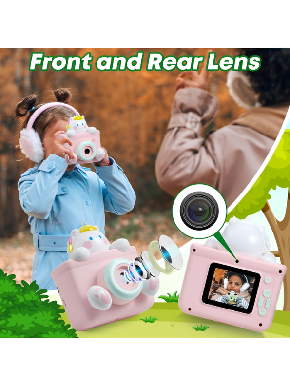 Unicorn HD Dual-Camera Toy with Tripod – Interactive Digital Photography for Kids TV3859