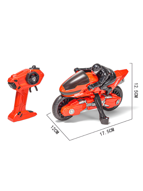 2.4GHz Drift RC Racing Motorcycle with Rider – Swing Action Remote Control Bike, High-Speed Fire Knight Design for Kids & Adults TV2357