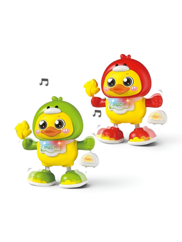 Interactive Dancing Duck Baby Toy with Music and Lights – Tummy Time Training & Early Educational Development Gear for Toddlers TV6272