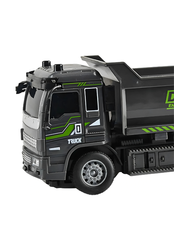 Remote Controlled Construction Dump Truck Toy with Realistic Working Lights and Heavy-Duty Design for Kids TV4131