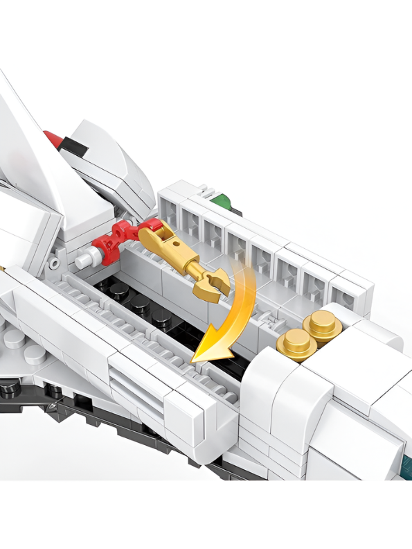 Space Shuttle Endeavour Building Block Set (421 Pieces) – NASA-Inspired Rocket Kit with Launch Pad, Satellites & Astronaut Minifigures | STEM Educational Construction Toy for Kids Ages 6+ TV1132