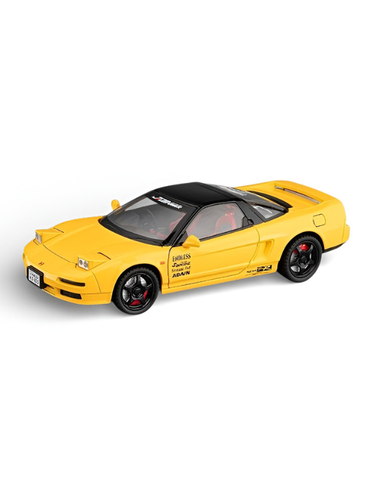 1:22 Scale Honda NSX NA1 Diecast Alloy Model Car – Yellow Premium Realistic Collector’s Edition Sports Car Replica MD2582