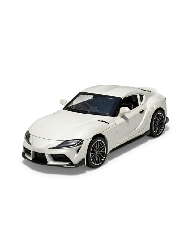Toyota GR Supra Diecast Model Car 1:32 Scale White LMI15515.
