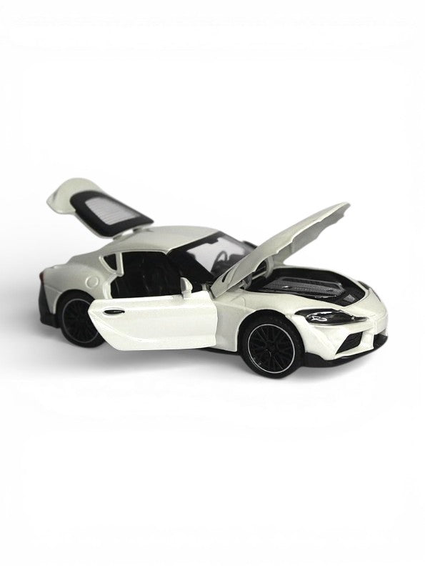 Toyota GR Supra Diecast Model Car 1:32 Scale White LMI15515.