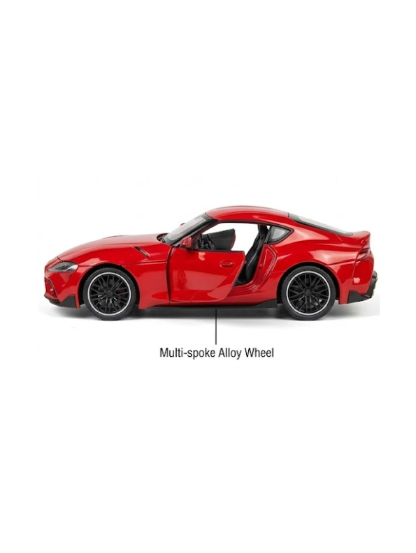 Toyota GR Supra Diecast Model Car 1:32 Scale Red LMI15515.