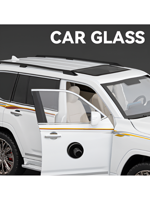 Toyota Land Cruiser LC300 Diecast Metal Toy Car 1:32 Scale with Acrylic Display Case MD30