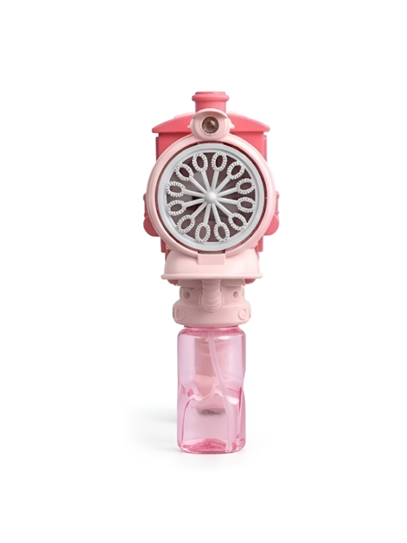 Train Bubble Gun Toy – Train Shape Bubble Blower Pink LMI16589.