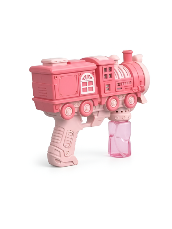 Train Bubble Gun Toy – Train Shape Bubble Blower Pink LMI16589.