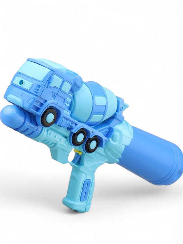 Blue - Train Model High-Pressure Water Gun - Holi & Summer Toy for Kids, Boys & Girls