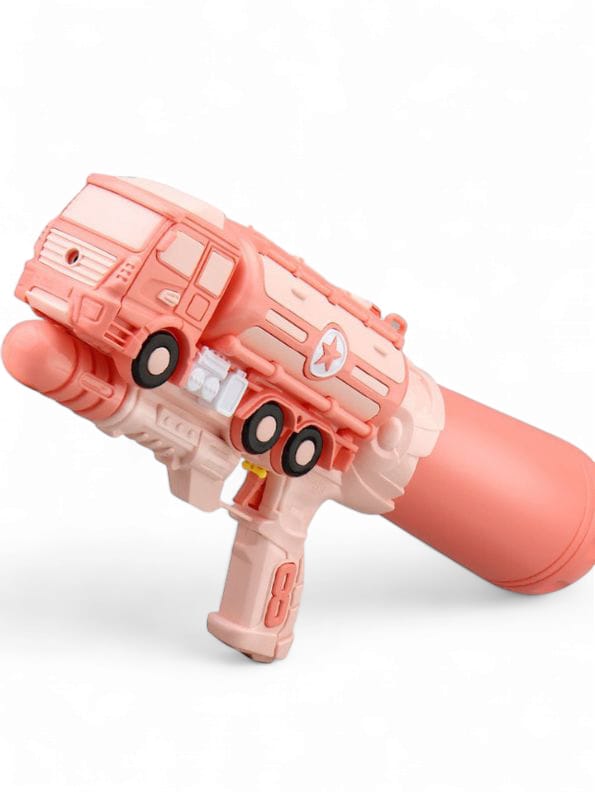 Pink - Train Model High-Pressure Water Gun - Holi & Summer Toy for Kids, Boys & Girls