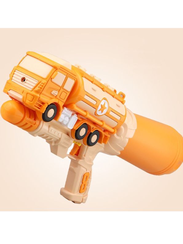 Yellow - Train Model High-Pressure Water Gun Pichkari - Holi & Summer Toy for Kids, Boys & Girls