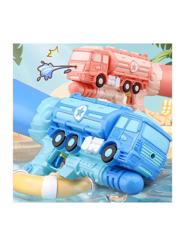 Blue - Train Model High-Pressure Water Gun Pichkari - Holi & Summer Toy for Kids, Boys & Girls LMI11867.