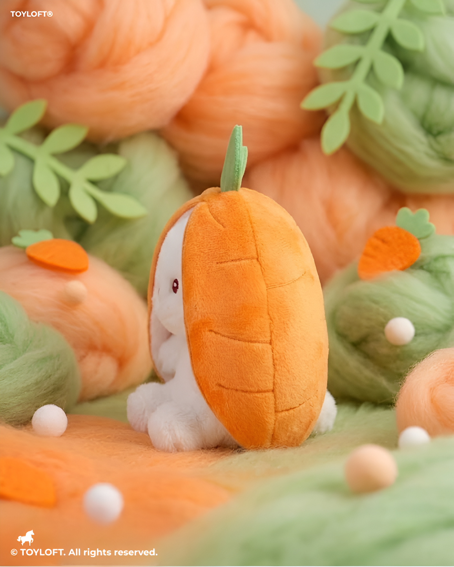 Transformable Carrot Bunny Plush 25 Inch - Ultra-Soft Zippered Stuffed Animal Toy ST13571