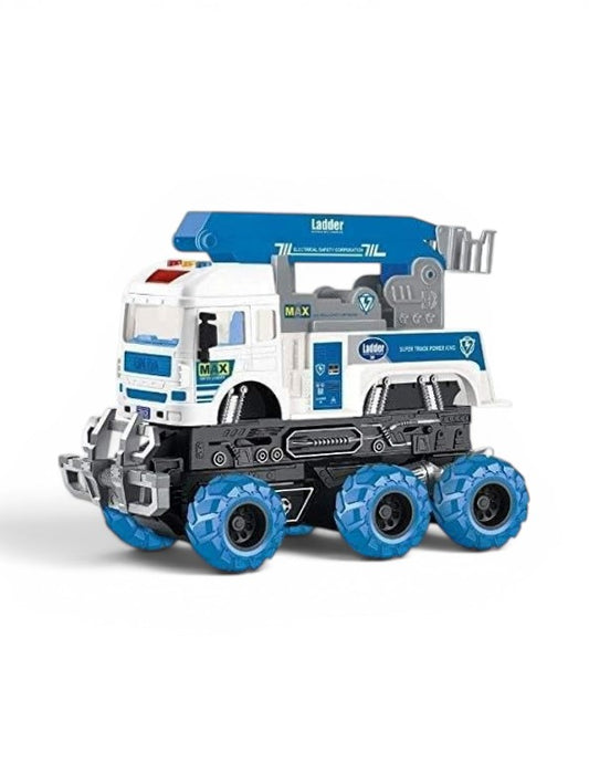 Transformation Rescue Fire Truck with Lights & Sound – Fun Collision-Deformation Toy for Kids TV4877