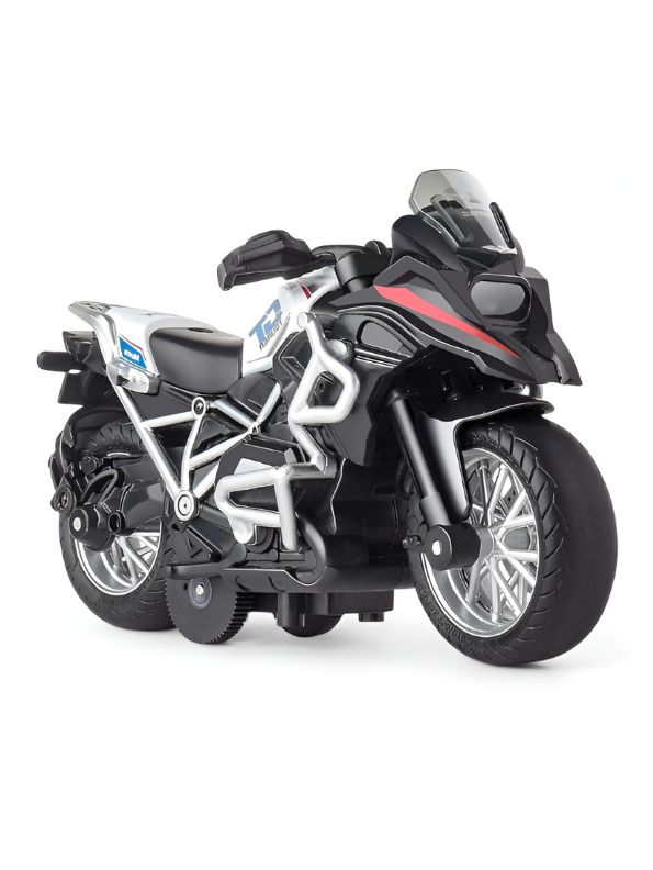 TurboRider – Premium Adventure Toy Motorcycle & Realistic Sport Bike for Kids White LMI14893.