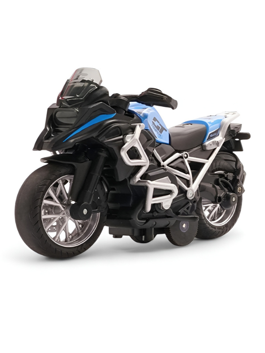TurboRider – Premium Adventure Toy Motorcycle & Realistic Sport Bike for Kids Blue LMI14893.